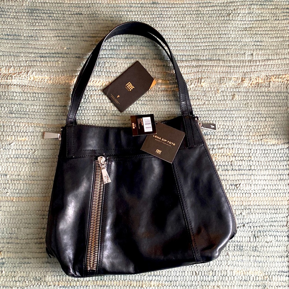 NWT Frye leather Lena tote.